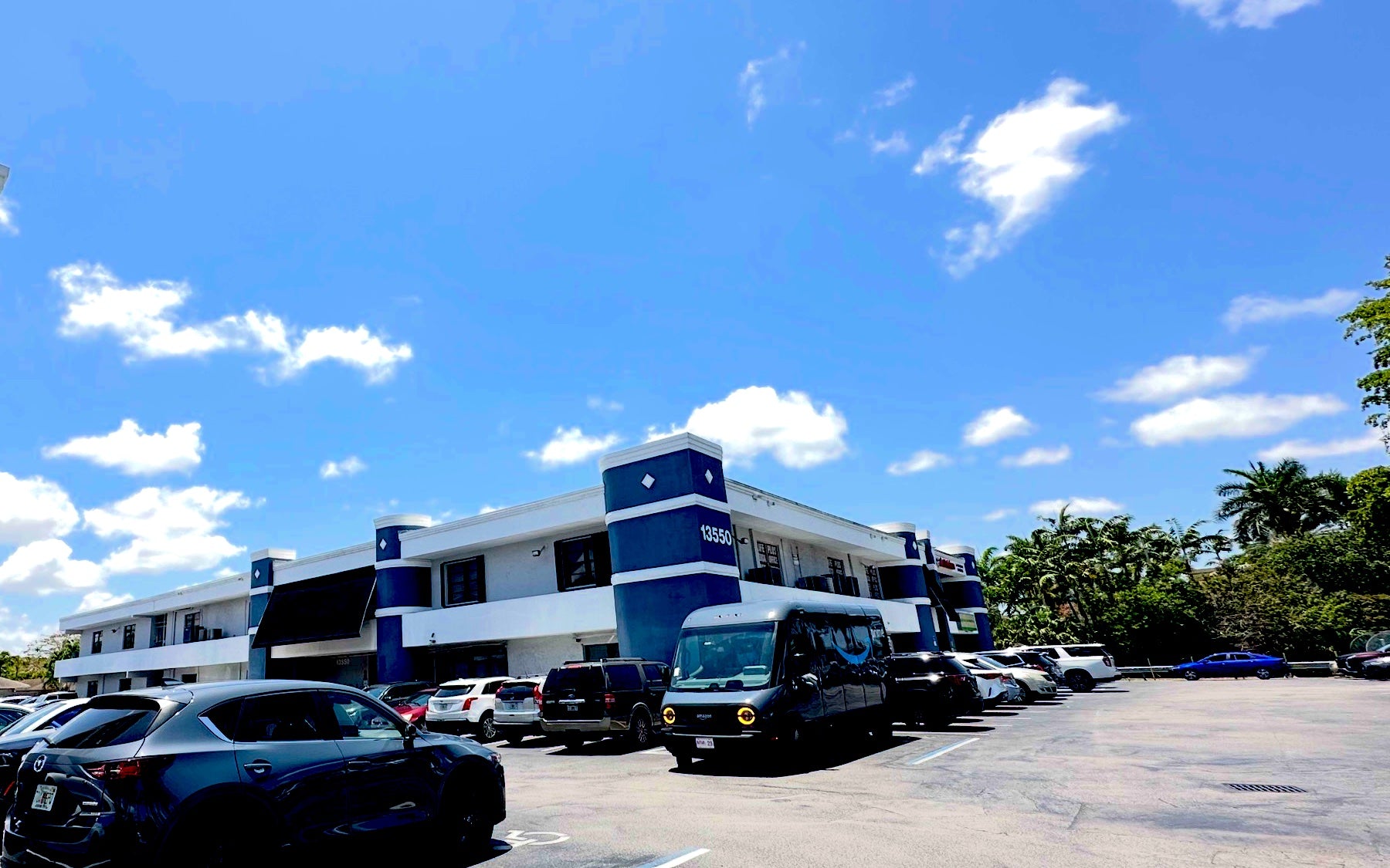 The OfficeQ Miami building at 13550 SW 88th Street